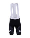 BONAVELO Cyklistické kalhoty krátké s laclem - LOTTO SOUDAL 2019 - černá