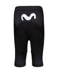 BONAVELO Cyklistické kalhoty krátké bez laclu - MOVISTAR 2020 KIDS - černá