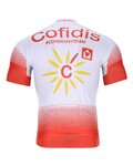 BONAVELO Cyklistický dres s krátkým rukávem - COFIDIS 2020 - bílá/červená
