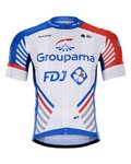 BONAVELO Cyklistický dres s krátkým rukávem - GROUPAMA FDJ 2020 - červená/modrá/bílá