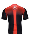 BONAVELO Cyklistický dres s krátkým rukávem - INEOS 2020 - černá/červená
