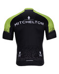 BONAVELO Cyklistický dres s krátkým rukávem - SCOTT 2020 - černá/zelená