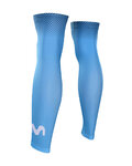 BONAVELO Cyklistické návleky na nohy - MOVISTAR 2020 - modrá