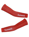 BONAVELO Cyklistické návleky na ruce - SUNWEB 2020 - červená