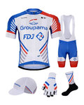 BONAVELO Cyklistický mega set - GROUPAMA FDJ 2020 - bílá/červená/modrá