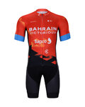 BONAVELO Cyklistický krátký dres a krátké kalhoty - B. VICTORIOUS 2022 - černá/červená/žlutá