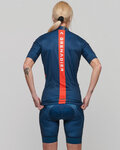 BONAVELO Cyklistický dres s krátkým rukávem - INEOS GRENADIERS '21 - modrá