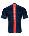 BONAVELO Cyklistický dres s krátkým rukávem - INEOS GRENADIERS '21 - modrá