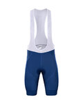BONAVELO Cyklistický krátký dres a krátké kalhoty - MOVISTAR 2021 - bílá/modrá