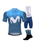 BONAVELO Cyklistický mega set - MOVISTAR 2021 - modrá