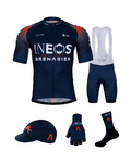 BONAVELO Cyklistický mega set - INEOS GRENADIERS '22 - červená/modrá