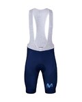 BONAVELO Cyklistický krátký dres a krátké kalhoty - MOVISTAR 2022 - modrá/bílá