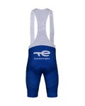 BONAVELO Cyklistický krátký dres a krátké kalhoty - TOTAL ENERGIES 2024 - modrá/bílá/žlutá