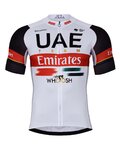 BONAVELO Cyklistický krátký dres a krátké kalhoty - UAE 2022 - bílá/černá