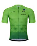 BONAVELO Cyklistický krátký dres a krátké kalhoty - SLOVENIA ll. - modrá/zelená
