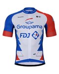 BONAVELO Cyklistický krátký dres a krátké kalhoty - GROUPAMA FDJ 2022 - modrá/bílá/červená