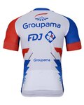 BONAVELO Cyklistický krátký dres a krátké kalhoty - GROUPAMA FDJ 2022 - modrá/bílá/červená