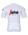 BONAVELO Cyklistický dres s krátkým rukávem - TREK 2022 - bílá