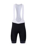 BONAVELO Cyklistické kalhoty krátké s laclem - TEAM  - černá