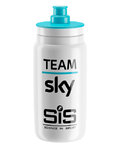 Cyklistická láhev na vodu - TEAM SKY 2018 550 ml - bílá/světle modrá