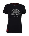 ROCDAY Cyklistický dres s krátkým rukávem - MONTY LADY - černá