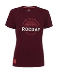 ROCDAY Cyklistický dres s krátkým rukávem - MONTY LADY - bordó
