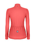 SANTINI Cyklistický dres s dlouhým rukávem zimní - COLORE LADY WINTER - růžová
