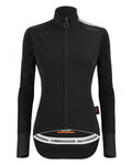 SANTINI Cyklistická zateplená bunda - VEGA EXTREME LADY - černá