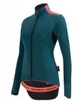 SANTINI Cyklistická zateplená bunda - VEGA EXTREME LADY - zelená