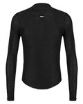 SANTINI Cyklistické triko s dlouhým rukávem - DRY - černá