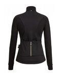 SANTINI Cyklistická zateplená bunda - CORAL BENGAL LADY - černá