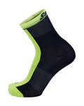 SANTINI Cyklistické ponožky klasické - ORIGINE WINTER - žlutá/černá
