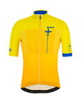 SANTINI Cyklistický dres s krátkým rukávem - LA VUELTA 2019 - modrá/žlutá