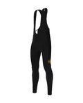 SANTINI Cyklistické kalhoty dlouhé s laclem - LA VUELTA '20 WINTER - černá