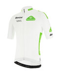 SANTINI Cyklistický dres s krátkým rukávem - LA VUELTA 2020 - bílá