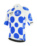 SANTINI Cyklistický dres s krátkým rukávem - LA VUELTA 2020 - modrá/bílá