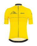 SANTINI Cyklistický dres s krátkým rukávem - LA VUELTA 2020 - žlutá