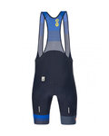SANTINI Cyklistické kalhoty krátké s laclem - LA VUELTA 2021 - modrá