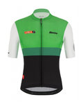SANTINI Cyklistický dres s krátkým rukávem - LA VUELTA 2021 - zelená