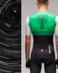 SANTINI Cyklistický dres s krátkým rukávem - LA VUELTA 2021 - zelená