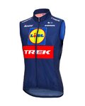 SANTINI Cyklistická vesta - LIDL TREK 2024 - červená/modrá/žlutá
