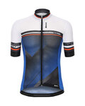 SANTINI Cyklistický dres s krátkým rukávem - TONO - modrá/bílá
