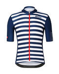 SANTINI Cyklistický dres s krátkým rukávem - LA VUELTA 2018 - bílá/modrá