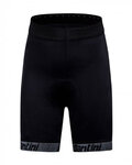 SANTINI Cyklistické kalhoty krátké bez laclu - CONAN  KIDS - černá