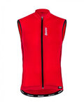SANTINI Cyklistický dres bez rukávů - ORA LADY - černá/červená