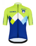 SANTINI Cyklistický dres s krátkým rukávem - TEAM SLOVENIA 2020 - modrá/zelená