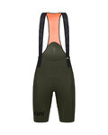SANTINI Cyklistické kalhoty krátké s laclem - REDUX  - zelená