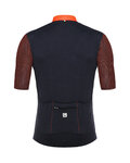 SANTINI Cyklistický dres s krátkým rukávem - ORIGINE  - oranžová/černá