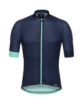 SANTINI Cyklistický dres s krátkým rukávem - SOFFIO - modrá