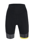 SANTINI Cyklistické kalhoty krátké bez laclu - GIADA HIP LADY - černá